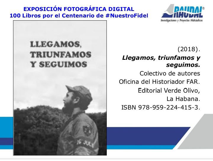EIPHHUebgpesp3's tweet photo. Geología e Historia compartiendo el mismo itinerario. Leer es Crecer: Exposición Fotográfica Digital: 100 Libros por el Centenario de #NuestroFidel, en RAUDAL.
#HolguínSí
#CubaViveEnSuHistoria
#FidelPresenteSiempre https://t.co/atTHjSKV0X