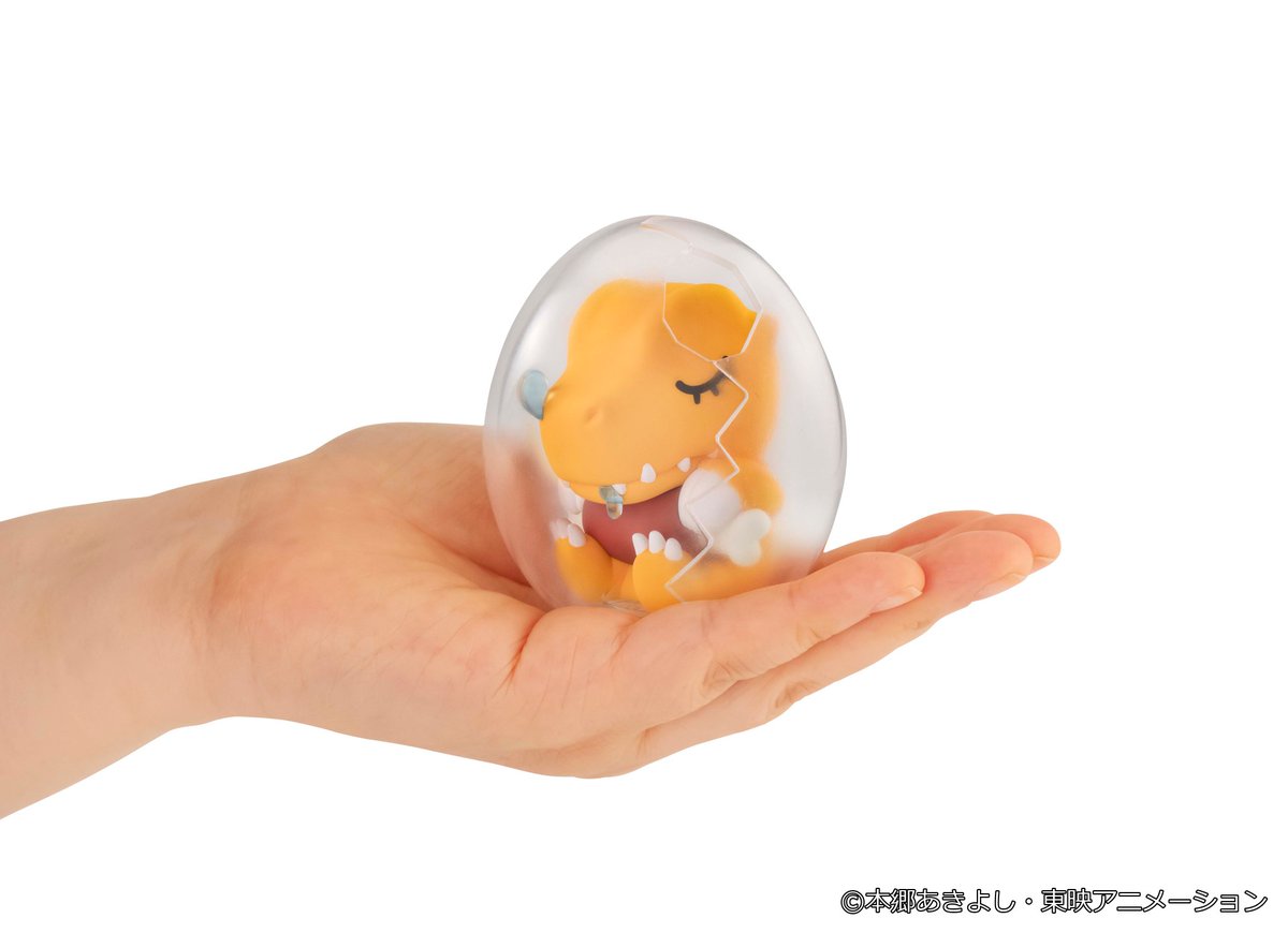 BandaiCollect's tweet photo. Mega Egg Figure Good Night Digicolle!

DigiColle! is back and bigger than ever.

The figures were sculpted with the cooperation of Digimon designer Kenji Watanabe. Each egg is approx. 75mm tall.

Coming June 2027

#digimon https://t.co/m7pEON5dS7