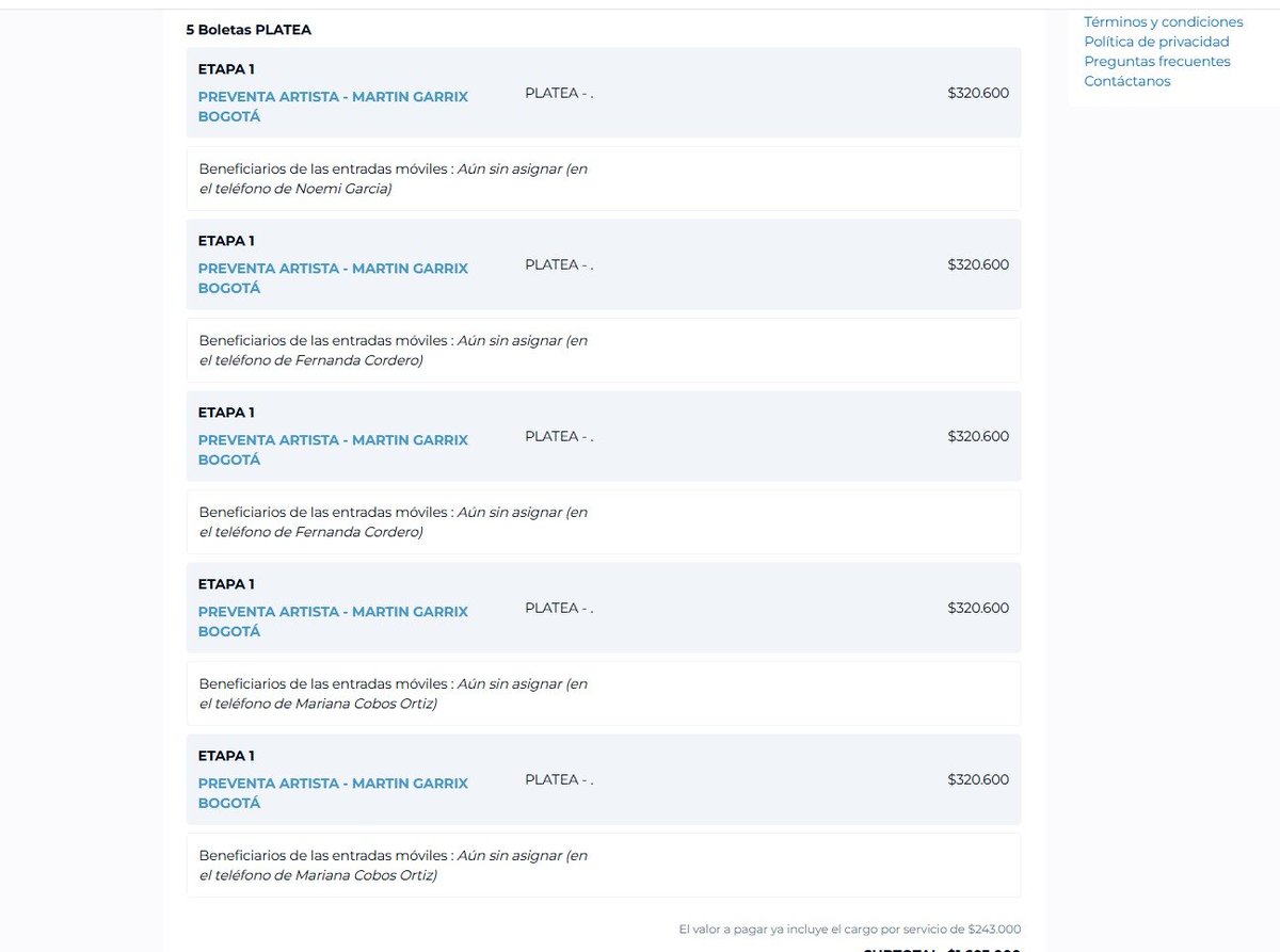 CataMartinez_95's tweet photo. Les voy a pedir que me ayuden difundiendo esto, porque ¿cómo es posible que compremos unas boletas y de un momento a otro, sin pedir verificación, se transfieran varias boletas de eventos distintivos (Ryan y Martin Garrix) a personas desconocidas? 

Cuál es la seguridad que tiene tu boleta en sus dispositivos si ni siquiera puede estar uno seguro de que las boletas vayan a estar ahí. Porque si no es por el correo de que las boletas fueron transferidas no nos enteramos.

Necesitamos que nos respondan.

@Tuboletaoficial