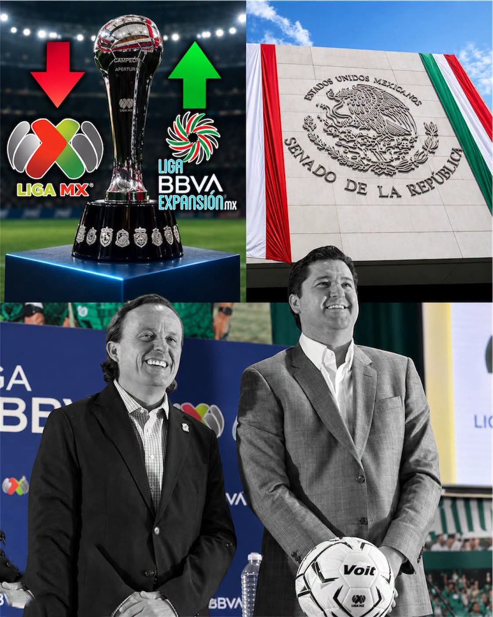 El_Hincha12's tweet photo. ¡¡CONFIRMADO!! 🇲🇽

El Senado de la República ha 𝗖𝗢𝗡𝗙𝗜𝗥𝗠𝗔𝗗𝗢 que buscará una 𝗥𝗘𝗙𝗢𝗥𝗠𝗔 de 𝗟𝗘𝗬 para que 𝗥𝗘𝗚𝗥𝗘𝗦𝗘 el 𝗔𝗦𝗖𝗘𝗡𝗦𝗢 y 𝗗𝗘𝗦𝗖𝗘𝗡𝗦𝗢 en el fútbol mexicano de forma 𝗗𝗘𝗙𝗜𝗡𝗜𝗧𝗜𝗩𝗔.

Además la cámara de senadores 𝗜𝗡𝗩𝗜𝗧𝗢 a Mikel Arriola como a Francisco Iturbide, sin embargo 𝗡𝗜𝗡𝗚𝗨𝗡𝗢 de los 2 𝗥𝗘𝗦𝗣𝗢𝗡𝗗����𝗢́ la invitación y no se presentaron el día de hoy para discutir el tema.

𝗔𝗛𝗢𝗥𝗔 𝗦𝗜 𝗗𝗢𝗡𝗗𝗘 𝗠𝗔́𝗦 𝗟𝗘𝗦 𝗗𝗨𝗘𝗟𝗘 👊🔥