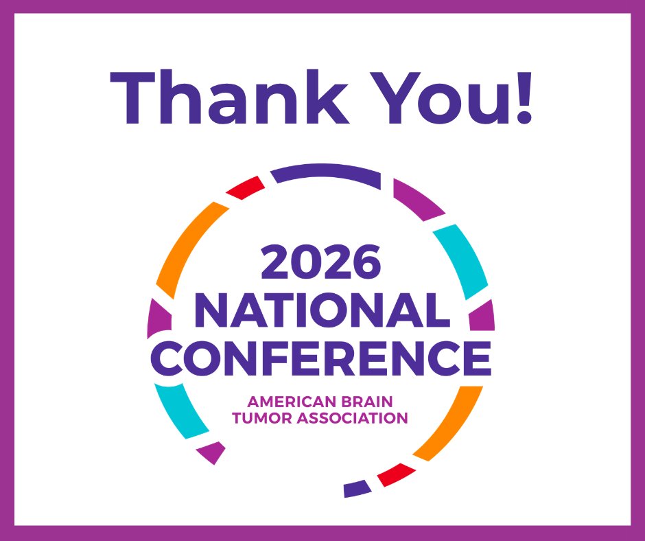 theABTA's tweet photo. Thank you to everyone who joined the #ABTA 2026 National Conference in Chicago and online! We loved learning and connecting with researchers, healthcare professionals, patients, caregivers, advocates, and supporters. The conference may be over, but the connections we made and our work to support the brain tumor community continue. 

Stay connected for next year’s conference: https://t.co/44nGwulzxc

#ABTA26NC #BrainTumorCommunity #BrainTumorAwareness #CaregiverSupport #Healthcare