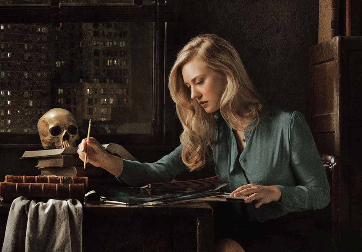 BookwyrmRachel's tweet photo. Thank you, @DeborahAnnWoll for bringing to life my favorite female character of all time. Karen Page is irreplaceable. 🤍💀 https://t.co/D4kkE6AS6Q