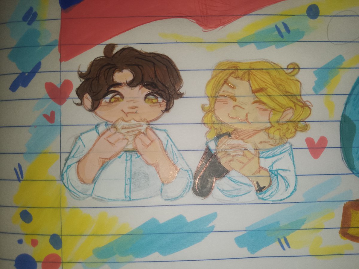 franppez's tweet photo. Cain y Abel comiendo arepas en mi portada de GHC (puntos de venezolanismo extra porque lo hice y le tomé la foto sin luz)
#Venezuela #dkill #abelconti #caindkill https://t.co/BB4ip0OVac