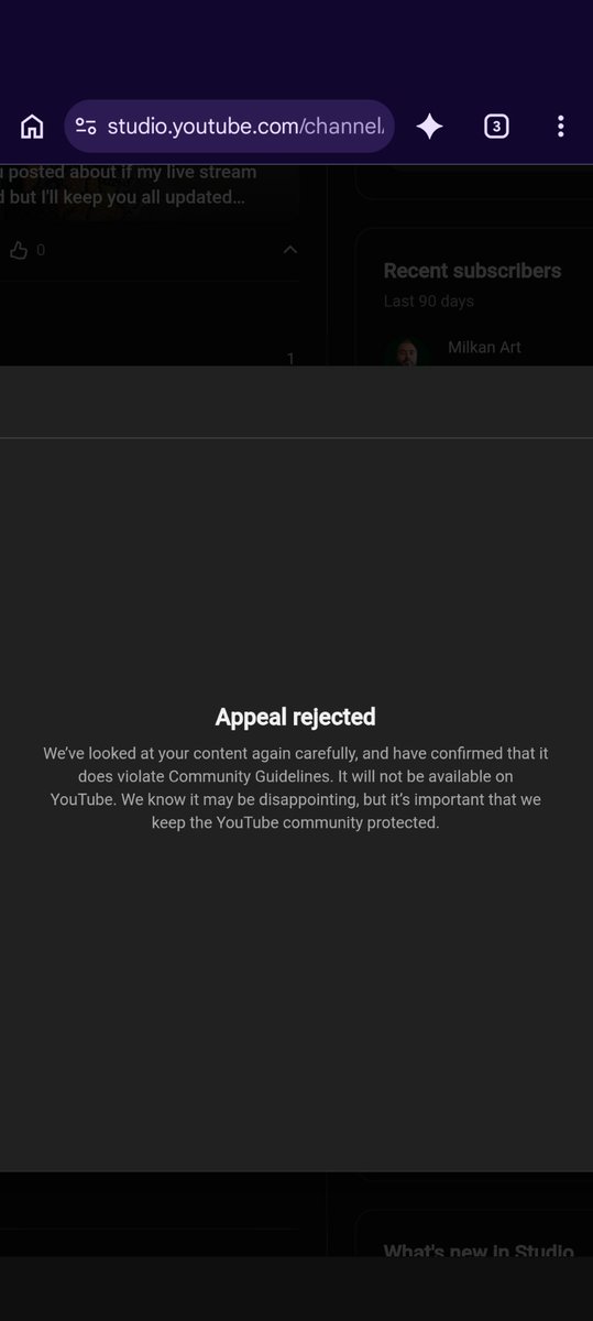 HannahPerf6543's tweet photo. @TeamYouTube please look at the submit appeal carefullyvyou guys were post to make an agreement and have my go live stream turn back on again please look at the submit appeal again look at it carefully i over 16 i am 25 please fix this and send me another submit appeal this week https://t.co/QL4r5iDfar