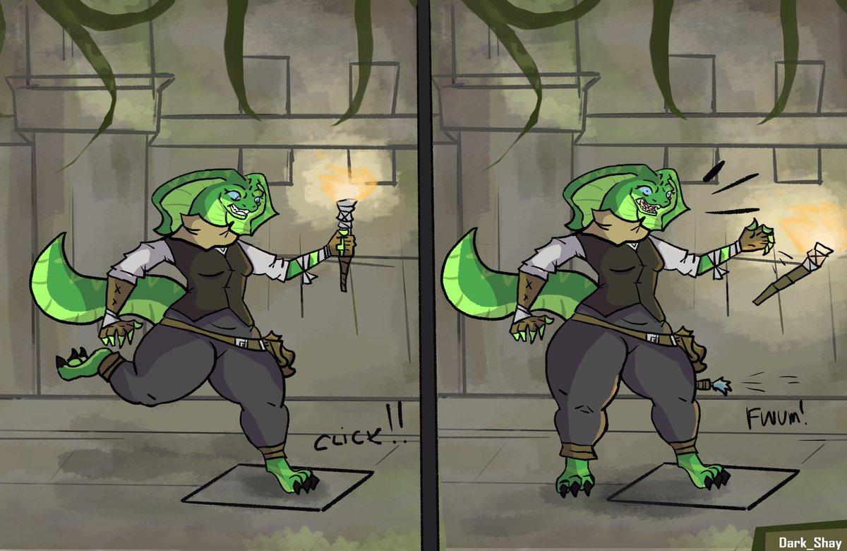 Dark_shaye's tweet photo. Who told this young adventurer that the abandoned temple of virility was a good idea for a beginner?
#expansion #fatfur #weightgain #cobra https://t.co/MlfDOq7xus