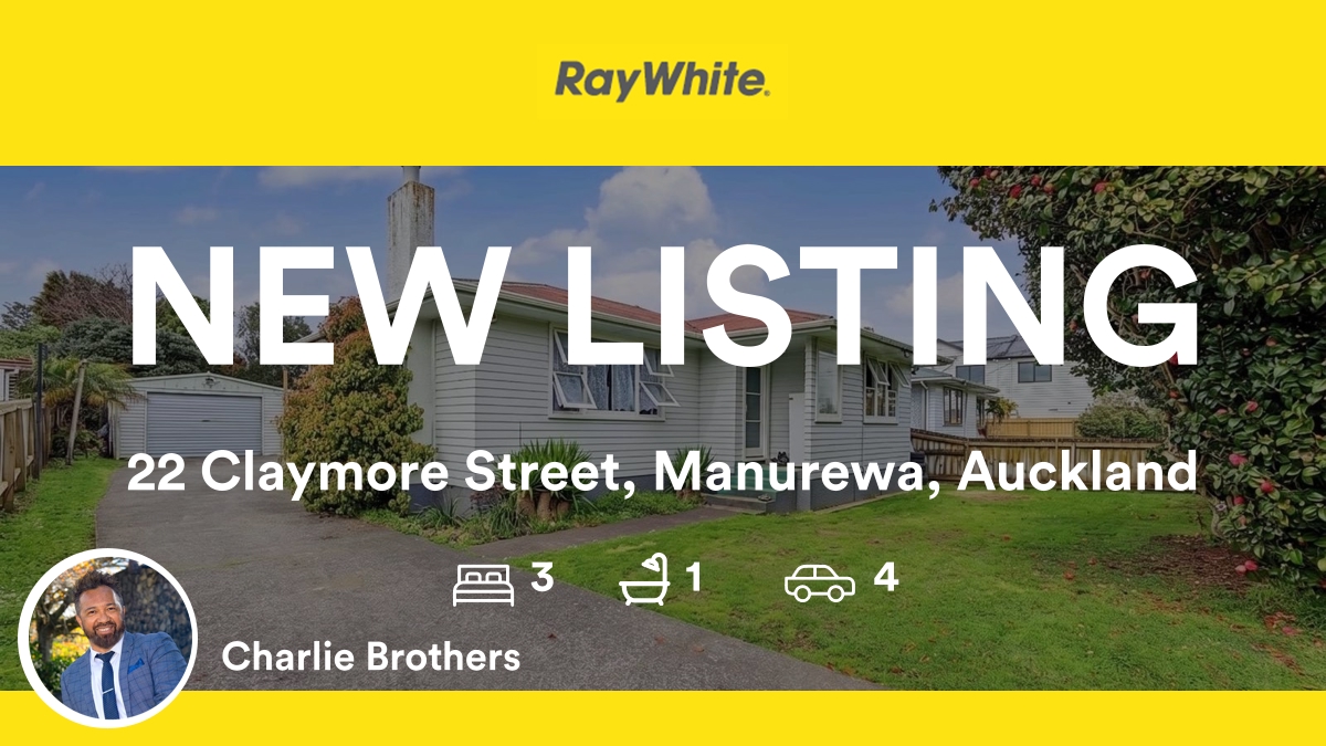 BrothersCharlie's tweet photo. 🛌 3 🛀 1 🚘 4
📍 22 Claymore Street, Manurewa, Auckland

My latest listing on RateMyAgent.

https://t.co/OD311X1noU

Licensed REAA 2008

...
#ratemyagent #realestate #Ray_White_ManukauA_T_Realty_Ltd https://t.co/wyAGdt7NwA