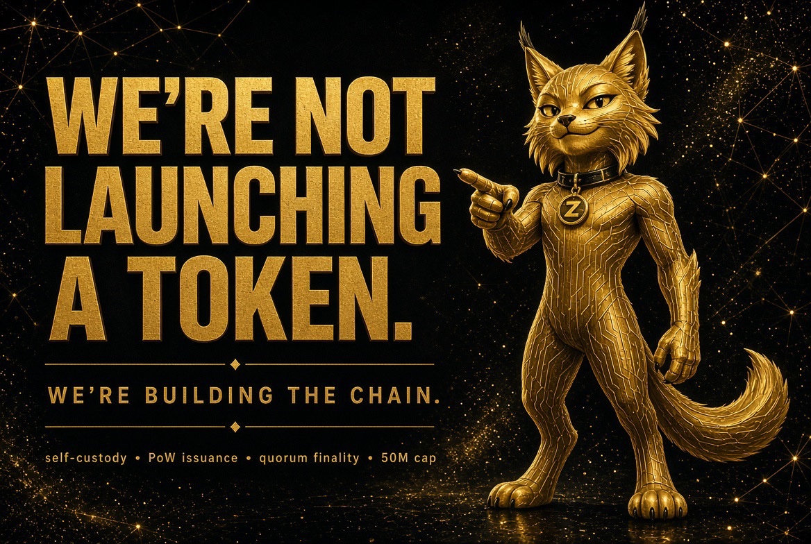 Zyronchain's tweet photo. 🚀 ZyronChain is heading toward its Public Mining Testnet.

Create a wallet. Download the miner. Connect. Mine testnet ZYN.

Real users. Real hardware. Real testing.

Testnet ZYN ≠ Mainnet ZYN.

Join early ⚡️
https://t.co/M7fzbpTwU2 https://t.co/D8bopAHg30