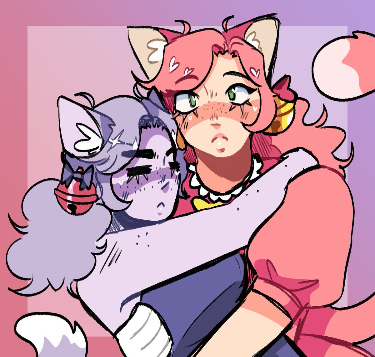 anhedoniamour's tweet photo. the kissiest of cuties #mew4mew #utdr #deltaruneㅤㅤㅤ https://t.co/eQM8UpUhPp