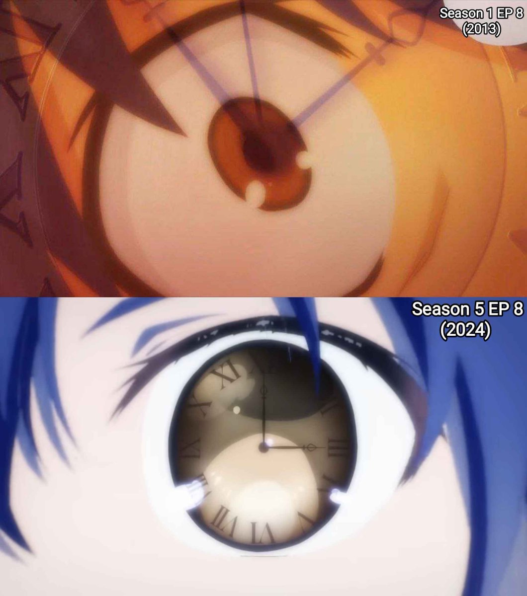 Jerry7Y's tweet photo. For those who haven't seen it, clues are very carefully put in earlier seasons to lead to the best payoff/finale in anime. https://t.co/OP06Ht6SdL