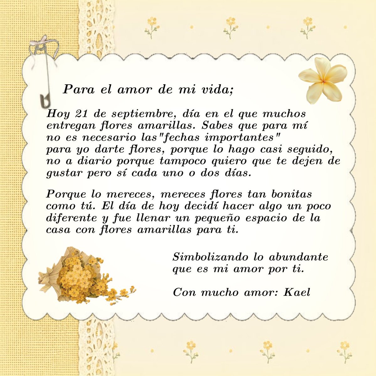 nmoonlvs's tweet photo. ㅤ☪︎ — 𝐅𝐨𝐫  𝐭𝐡𝐞  𝐥𝐨𝐯𝐞  𝐨𝐟  𝐦𝐲  𝐥𝐢𝐟𝐞

Las palabras nunca serán suficientes para expresar lo mucho que te amo, pero hoy es un día más en el que te demuestro lo sincero y profundo que es mi amor por ti. 𖹭

➪ @mytuliplove 🤍 https://t.co/DJiviXtstA