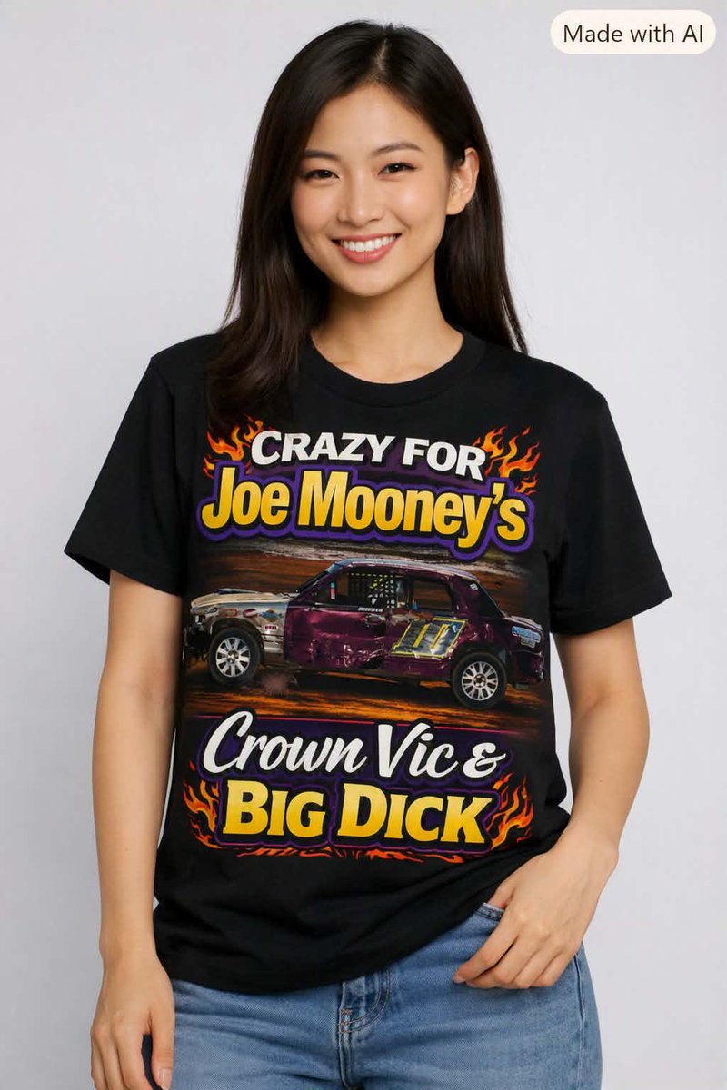 JMCrownVic's tweet photo. Limited edition @JoeMooney62 shirts are now available! Thanks 秀兰 for modeling https://t.co/sU0BFuB9nA
