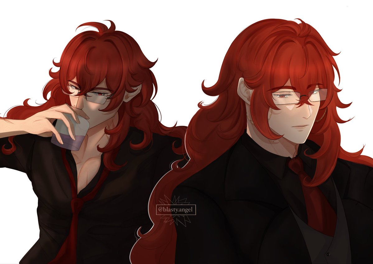 blastyangel's tweet photo. 👓 #diluc #dilucragnvindr #dilucfanart https://t.co/TAIvgByWLg