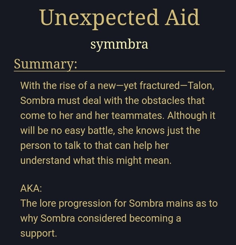 symmbra's tweet photo. #symbra nation gome get ur dinner!!
Tonight Menu: my sombra rework story 🤵🏾‍♀️

https://t.co/NPlTwjwfgz https://t.co/hQCXCoaSc3
