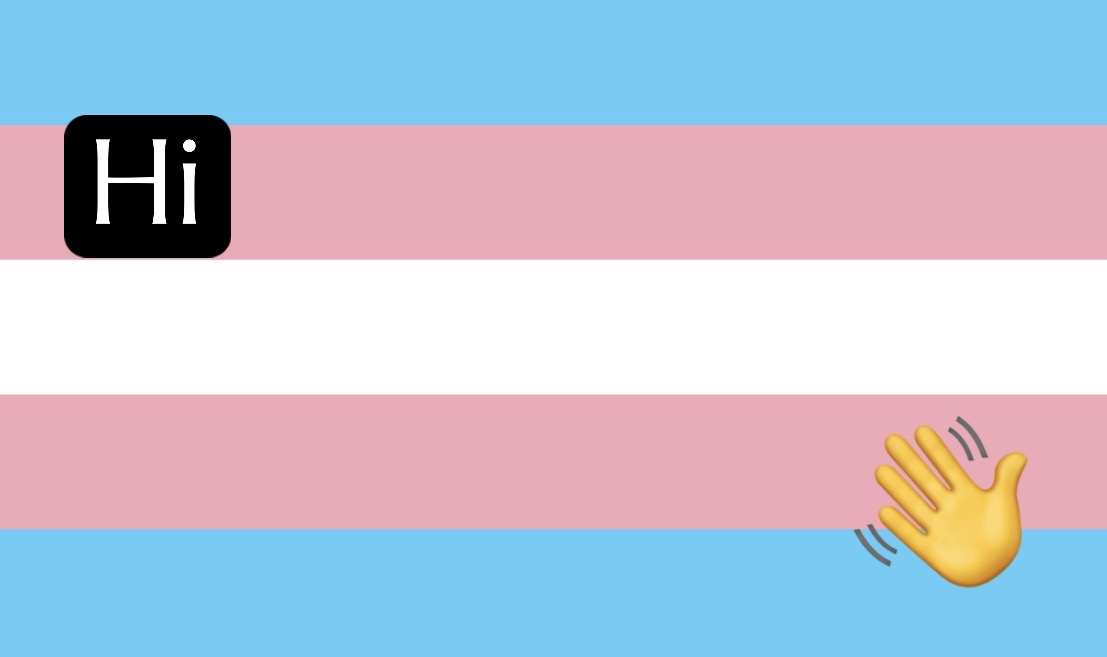 sealulu_'s tweet photo. made a transgender flag for transgenders who Hi https://t.co/Y307HbjXdY