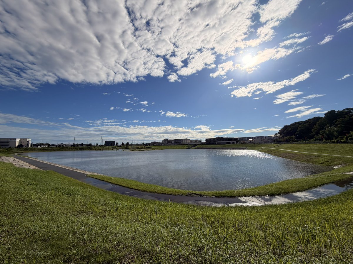 saisuta_2002's tweet photo. おはようございます☀️
本日朝8時頃の様子です。
まだ水位は高い状況です💧 https://t.co/1gS5oOsiNs