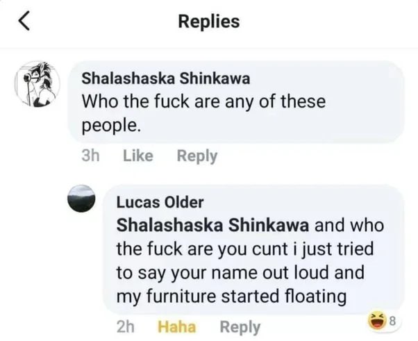 Mrobermangacha's tweet photo. @zoombieaholic I don’t harass people over their ships… 😭 who even are you??? I probably followed you for ur art and stuff bro. I can unfollow but like …??? I mean you could have sb or blocked me and I wouldn’t have known… 

(Image is for jokes it reminded me of that!) https://t.co/s0hAuKZmSO