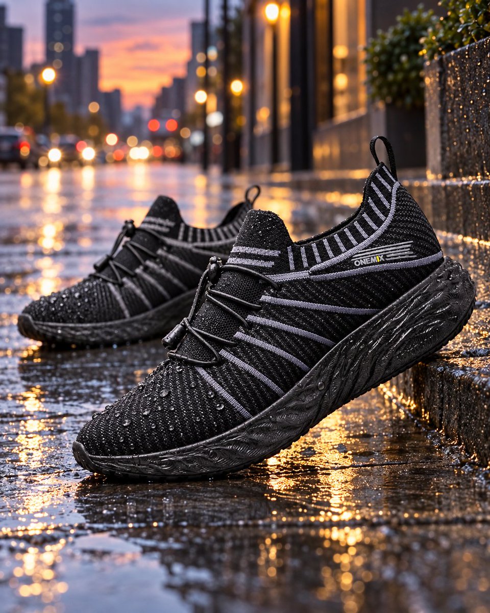 katertomyman's tweet photo. Black mesh slip-ons that actually handle wet pavement. Men's waterproof trainers, $88.01, toggle laces, no tying.

Shop Katertomyman. US: Free Shipping, first. Outside the US, shipping is at checkout. https://t.co/GjwU4x8ykJ