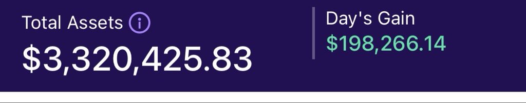 NotanOption11's tweet photo. @FIREDUpWealth Nice run. Almost 200 in my IRA accounts https://t.co/pTHaErsn8k