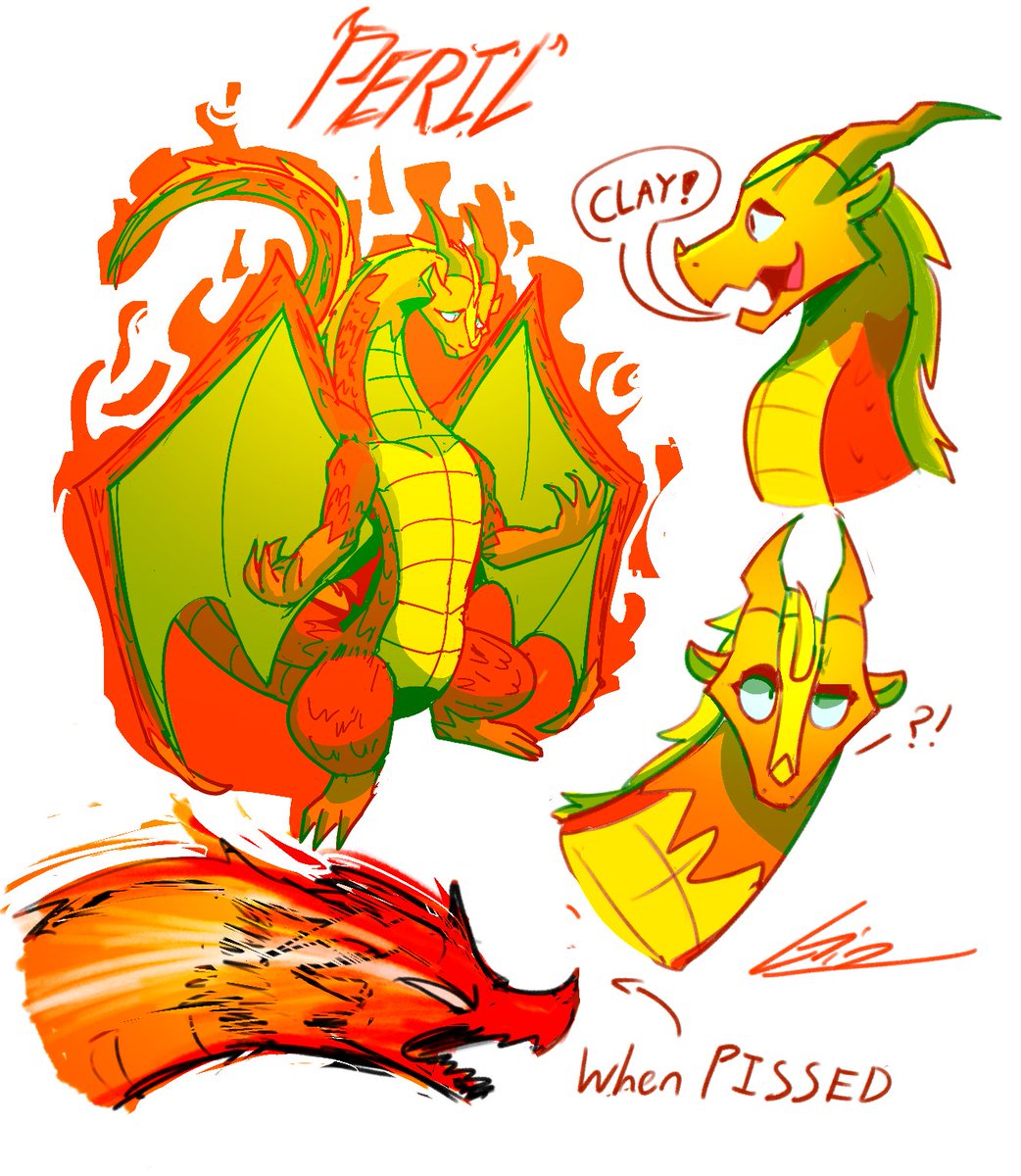 Giotabby's tweet photo. Peril omg hi Peril #wingsoffire https://t.co/ZQXCjqvU5z