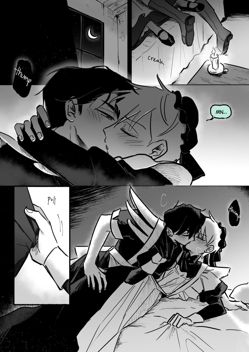 ctrlzxoo's tweet photo. [🧹MAID TO KILL] after the mission, ivantill searched for a place in the mansion to stay the night. They went to the master bedroom, but were met with blood and the stench of death. After going room after room, they finally settled in the maid’s quarters.

Part 1 in link below⬇️ https://t.co/K7VonZbr0p