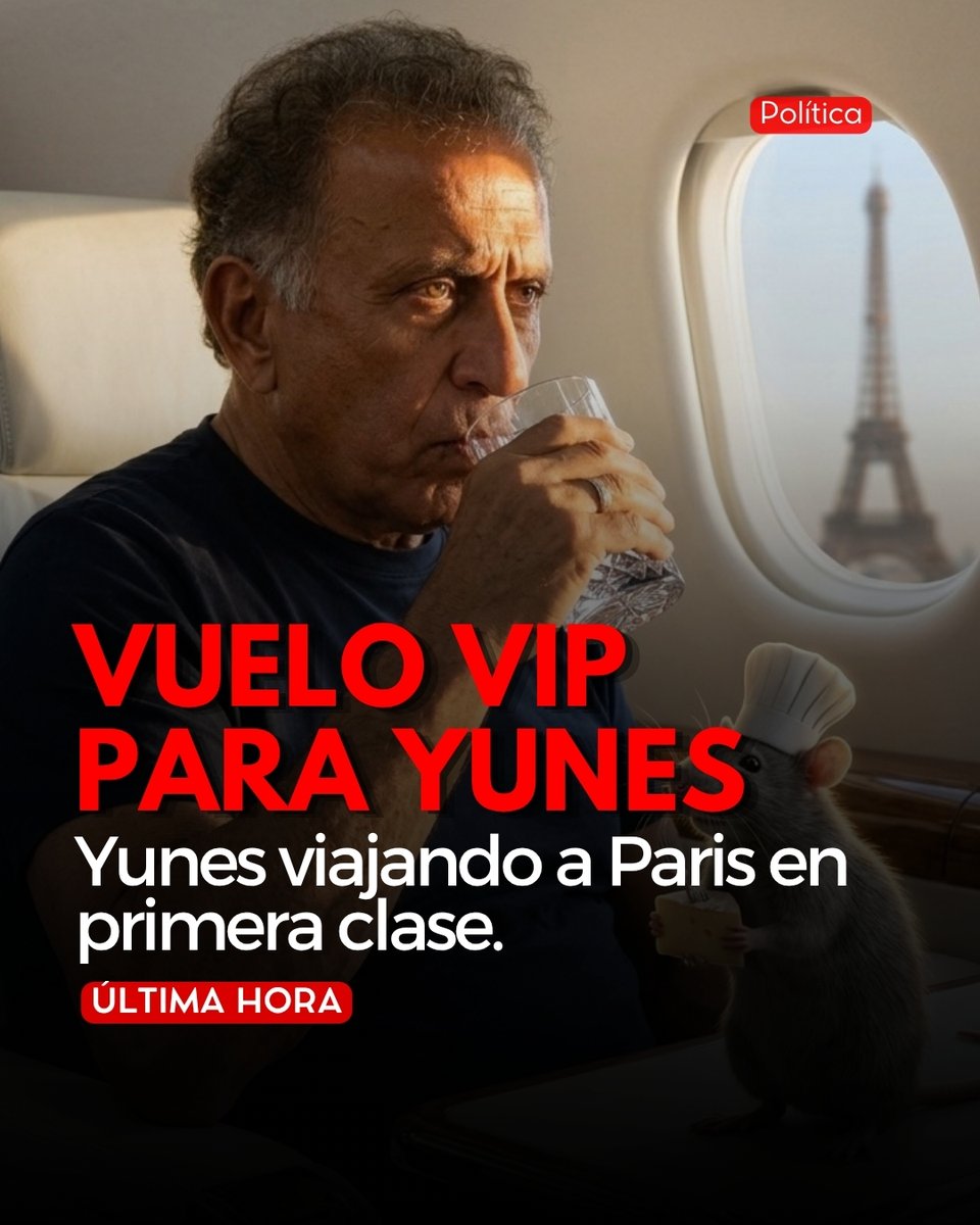 politicazmx's tweet photo. #ÚLTIMAHORA | 🔴 EL PREMIO Y LA IMPUNIDAD DE YUNES.

Dicen que el amor lo perdona todo, y qué mejor lugar para comprobarlo que París. Miguel Ángel Yunes fue sorprendido viajando a todo lujo hacia la capital francesa, en lo que parece ser la luna de miel de su nueva y tórrida relación con Morena. Las imágenes de @vampipe son una obra de arte contemporáneo: la traición legislativa encapsulada en la comodidad de una cabina de primera clase.

Me pregunto si en el menú de ese vuelo incluyeron sapos, porque se tuvo que tragar varios para justificar su salto del panismo férreo al oficialismo aplaudidor. Pero bueno, con una buena copa de vino francés, supongo que el remordimiento de haber entregado la independencia del Poder Judicial se pasa mucho más rápido. Es el milagro de la "austeridad republicana", que purifica los pecados del pasado siempre y cuando levantes la mano cuando el líder lo ordene.

Vía: @vampipe