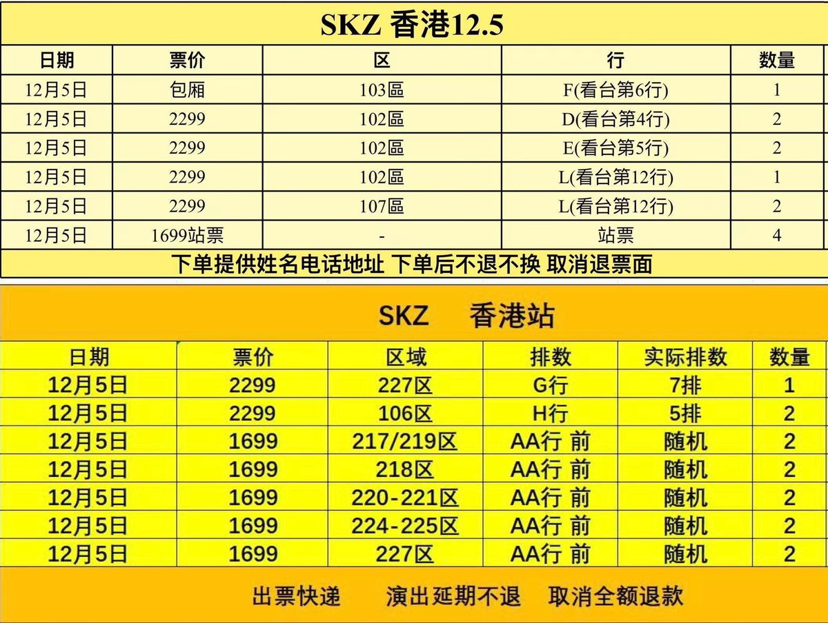 Mari_22afc's tweet photo. 🎫【WTS】Stray Kids World Tour
<RUN IT HONG KONG> 🇭🇰

🎟️ VIP｜2299

スキズ 香港公演
コンサート・ワルツ・チケッティング・チケット代行

스트레이키즈 홍콩 티켓양도

#ストレイキッズ #スキズ #스키즈
#StrayKids #스트레이키즈 #SKZ
#RUNITHONGKONG #StrayKidsWorldTour
#YouMakeStrayKidsStay https://t.co/TQvXqdC6TT