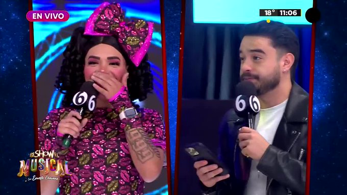 multimediostv's tweet photo. Por amor Gaby regaló una camioneta del año #EsShowM 

https://t.co/zf2SGJnkzq https://t.co/OpQLcE6e8M