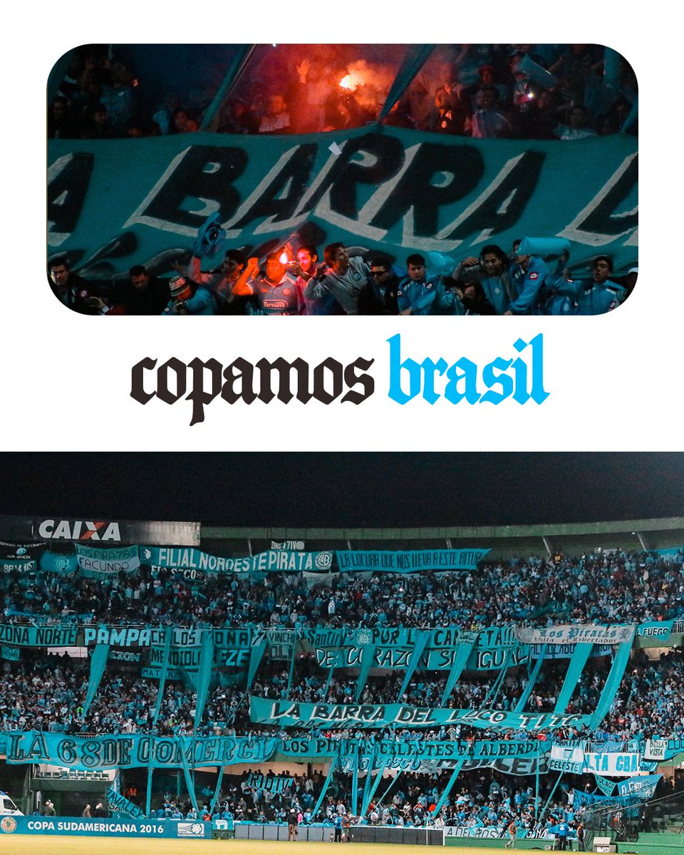 Belgrano's tweet photo. 🗓️ #UnDíaComoHoy, hace 10 años, Belgrano copaba Brasil con una caravana pirata de 4.500 hinchas frente a Coritiba, por la Copa Sudamericana 🚌🇧🇷

Siempre vamos a ser #ElMásConvocanteDelInterior 🏴‍☠️ https://t.co/gI7IhMCLEe