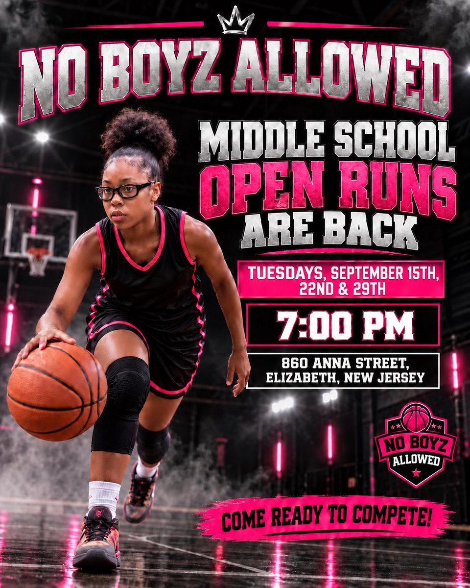 NoBoyzAllowedBB's tweet photo. Open Runs No. 2 Goes Down Tomorrow (Tuesday) 7pm.. Bring Your Game We Will Be In The Building.. Just Come Out And Play!! Great Runs!! https://t.co/Zgl1hWedBn