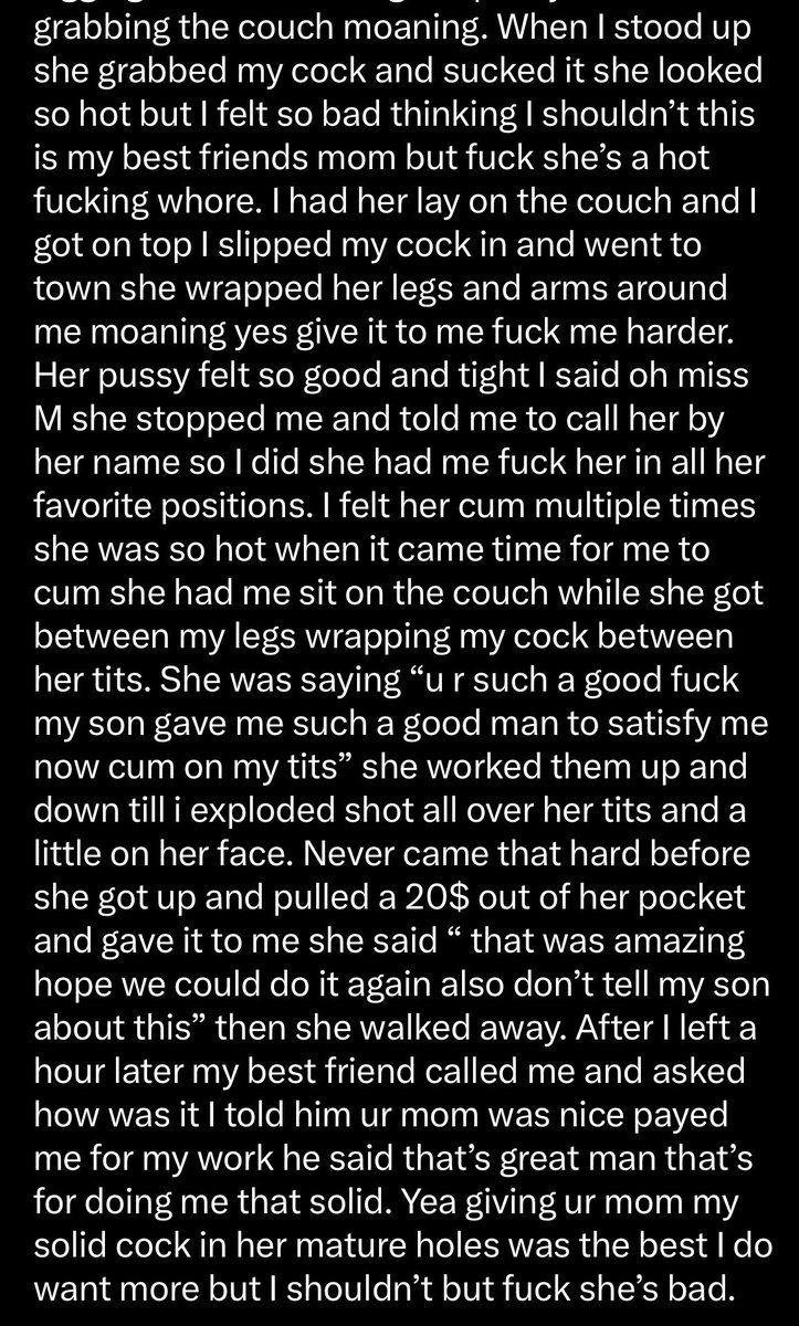 DocRicky69's tweet photo. Big favor #milf #milfmom #mature #fluffy #bestfriendsmom #bestfriend #friendship #secret #darksecret #confession #mommy #singlemom #taboomom #momcest #favor #momlife #gooner #goonette #dirtymom #dirtysecret #filthy #opendms #dmme #bigtitsmomِ #bigtitsmomِmy #nsfwtwtًً #hardcore https://t.co/dqIh2OL07D