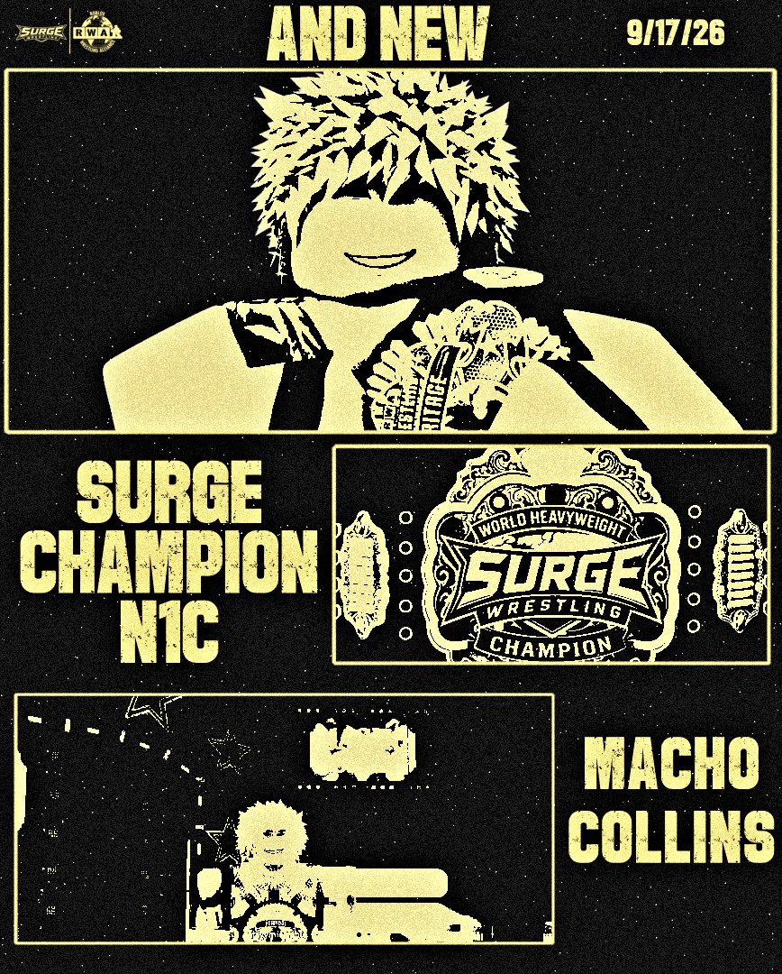 SurgeOnRoblox's tweet photo. #ANDNEW  

@Mxchoo3x would go on to beat UJF to become the new number 1 contender to the SURGE! Wrestling World Championship!

#SURGE2026 #SHOWCASEI https://t.co/WNbKpJKcNr
