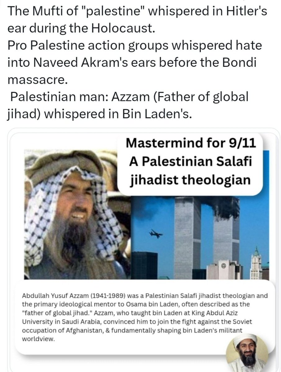 Onewsaus's tweet photo. @FreddyV2000 @mcf_4766 @meshygrey 9/11 Palestinian Salafi ISLAMIST https://t.co/nxQhOpxErr