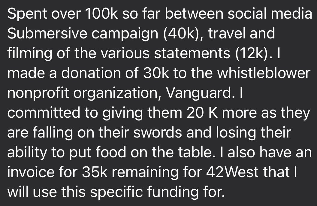 UAPfund's tweet photo. We have currently raised $500 thus far with no interaction. The first target is $35,000. https://t.co/VwWvrMdQTO