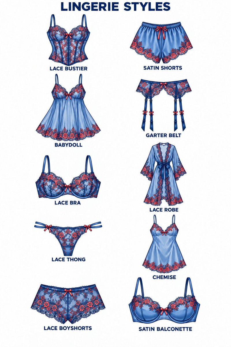 sodaguyx's tweet photo. Lace and satin references for your character outfit designs. https://t.co/tEwLvtM3mt