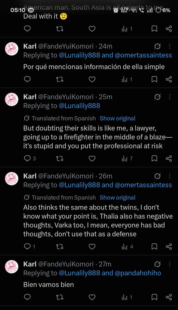 Lunalily888's tweet photo. @ASMletora She straight up blaming Talia for her infant getting killed, her leg injury. Can you please write something about her hate for talia? https://t.co/gA8TnXuxpr