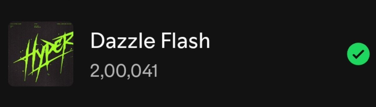 XINSTREAM's tweet photo. #update #Spotify ~

The track 'Dazzle Flash' by X:IN has now exceeded 200K streams on Spotify! 🎧💚🖤📸

#XIN #XIN_Hyper #DazzleFlash https://t.co/pNfKa3Z9T0