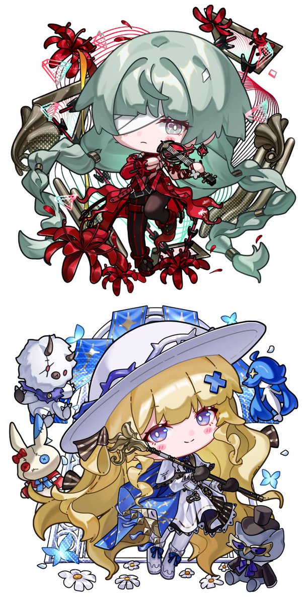 AQ_Haru101's tweet photo. รวมงานจิบิ WUWA ที่เราวาดค่ะ OwO Wuwa chibi collection https://t.co/OOXjRj2emF