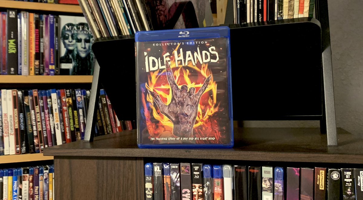 TruAndres's tweet photo. A fun movie that had the potential to stick the horror elements more. They chose to stay more comedy. Not a bad choice cause it is a fun and entertaining watch but could have been scary too. #MoviesInOctober #SpookySeason #IdleHands https://t.co/cpTLJJeJIY