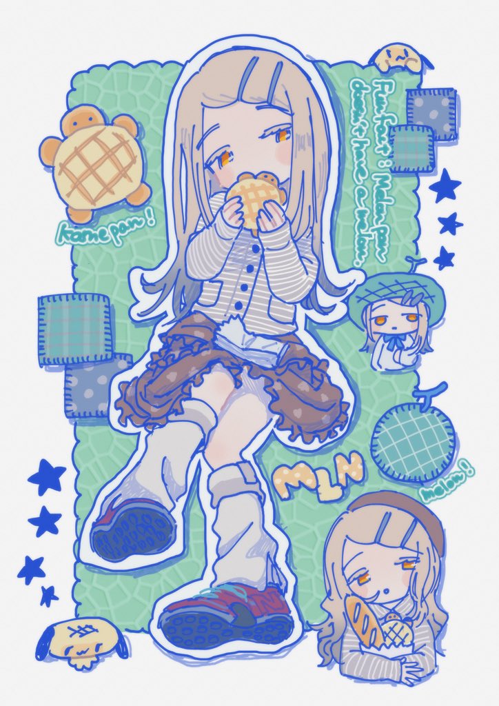 sususuama's tweet photo. 🍈🍞🐢 #学マスFA https://t.co/cRBEylwoHq