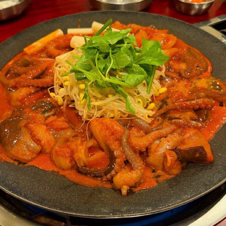 VALERIA_STEMBER's tweet photo. 昨日大雨の中チュクミを食べにきた。高タンパクで低脂質！！ https://t.co/ShKAfWJrNn
