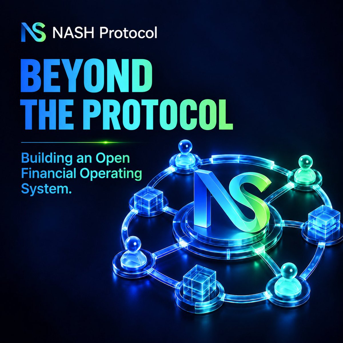 NASHProtocol_'s tweet photo. NASH begins with a question:
What if financial infrastructure could connect liquidity, intelligence, and real-world applications within one evolving ecosystem?

Our vision extends across five layers:
Foundation. Protocol. AI. Applications. Network.
One framework. A more connected financial future.
Inspired by Nash Equilibrium.
#NASH #DeFi #OnchainFinance