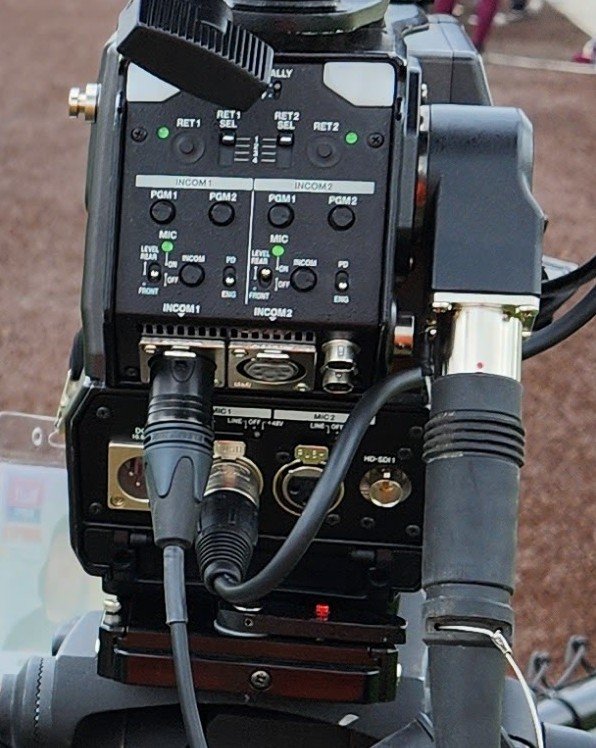 MitchellMossTV's tweet photo. @mrmajamojo @JomboyMedia Yes! We typically have a knob to control program volume. It's useful to listen to so we can grab pickup shots of whatever they're talking about if we're free. We can balance comms and program however we'd like. https://t.co/K8m55rUW6G
