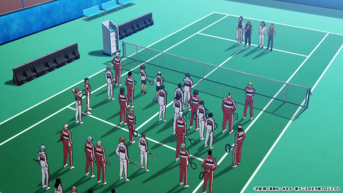 shintenianime's tweet photo. 【#決勝メンバー決定戦】
9/30(水)24時からテレ東他にて📡

1話「日本代表・次なる戦い」

強豪・ドイツを破り、U-17Ｗ杯の決勝戦進出を果たした日本代表。スペイン相手の決勝戦を2日後に控え三船監督は大きな決断を下す。
それは日本代表内で「決勝メンバー決定戦を行う」というもの。

#テニプリ https://t.co/j9CxaA9YDk