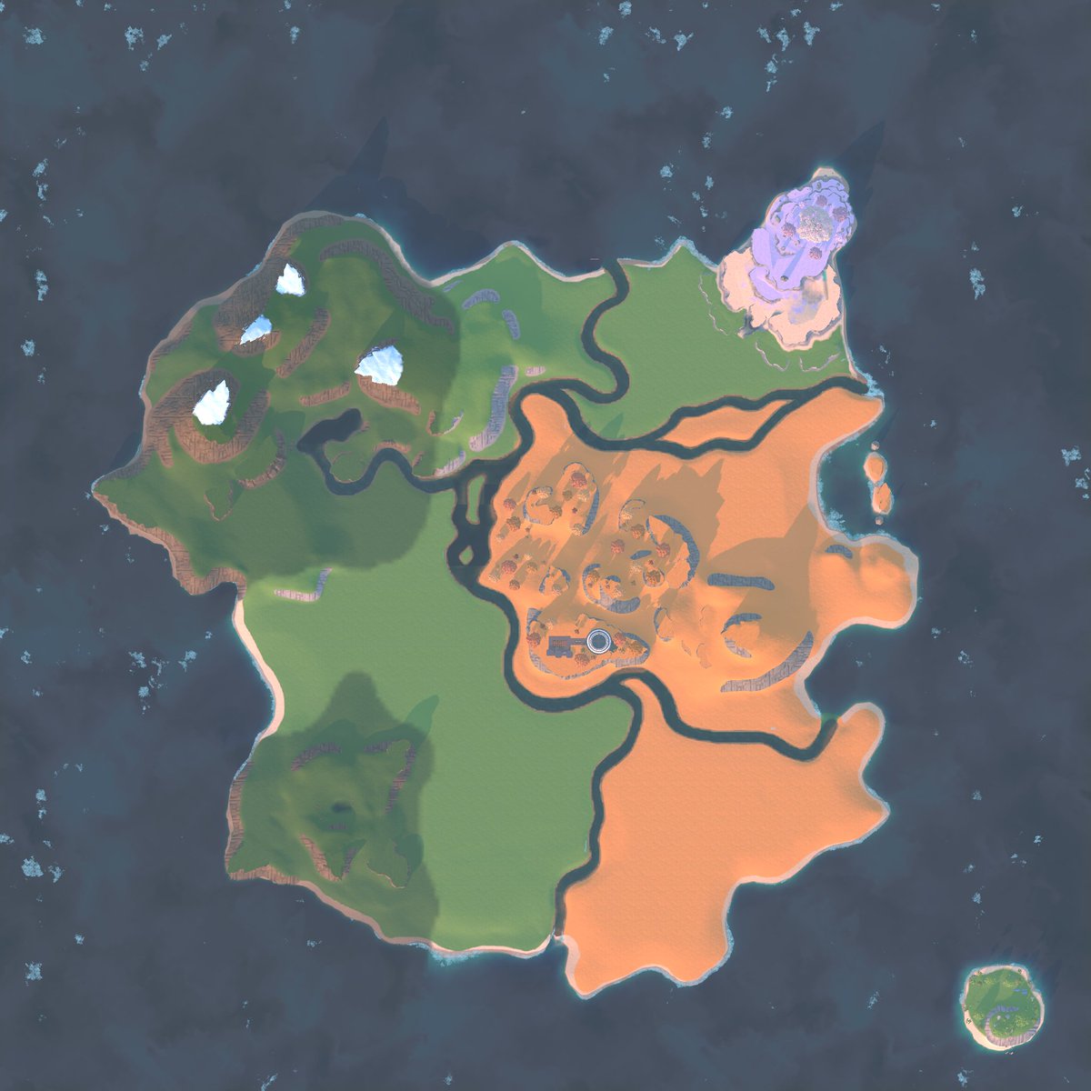 bluemanprojects's tweet photo. My island so far, I had a little bit of spare time to work on the landscape a bit but Its pretty much the same

#uefn #fortniteoverride #fortnitecreative #creative #fnc #chapter7season4 https://t.co/SNs5iQgDYX