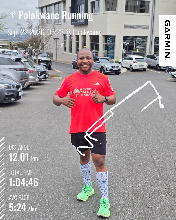 kgampib's tweet photo. Chooseday morning ๐๐พโโ๏ธ #runPolokwane #challengeyourself #fighting4fitness #waterfallAC https://t.co/hiVTn5KpbU