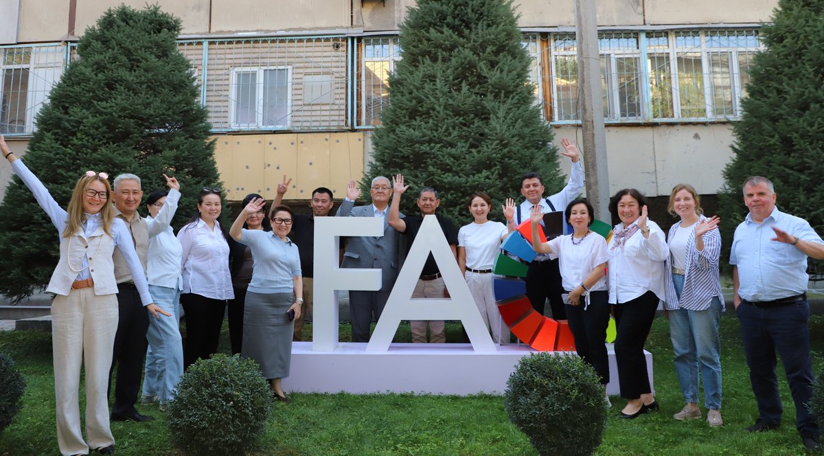 FAOKyrgyzstan's tweet photo. 🏓 Serve. Rally. Connect.

FAO Kyrgyzstan colleagues marked #WellbeingAwarenessWeek with a table tennis tournament, getting active, strengthening team spirit and highlighting the importance of cardiovascular health.

Because #EveryBeatCounts! ❤️ https://t.co/dMmjMTLIfy