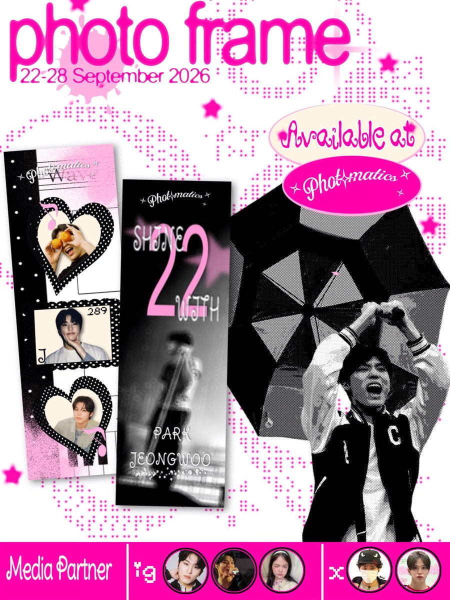 LTY_PJS's tweet photo. ˖ ݁♬⋆.˚𝄞 let’s shine with jeongwoo ˖ ݁♬⋆.˚𝄞

Special Birthday frame for #JEONGWOO
by @.d051500 on ig &amp; @aboutysh

🐺 available at @photomaticsid
╰┈➤ 22 - 28 September 2026

⭑ share your moment with #JEONGWOO 
and thanks to our media partners ⭑

#PJWturned22 https://t.co/NWk6cuWnbt