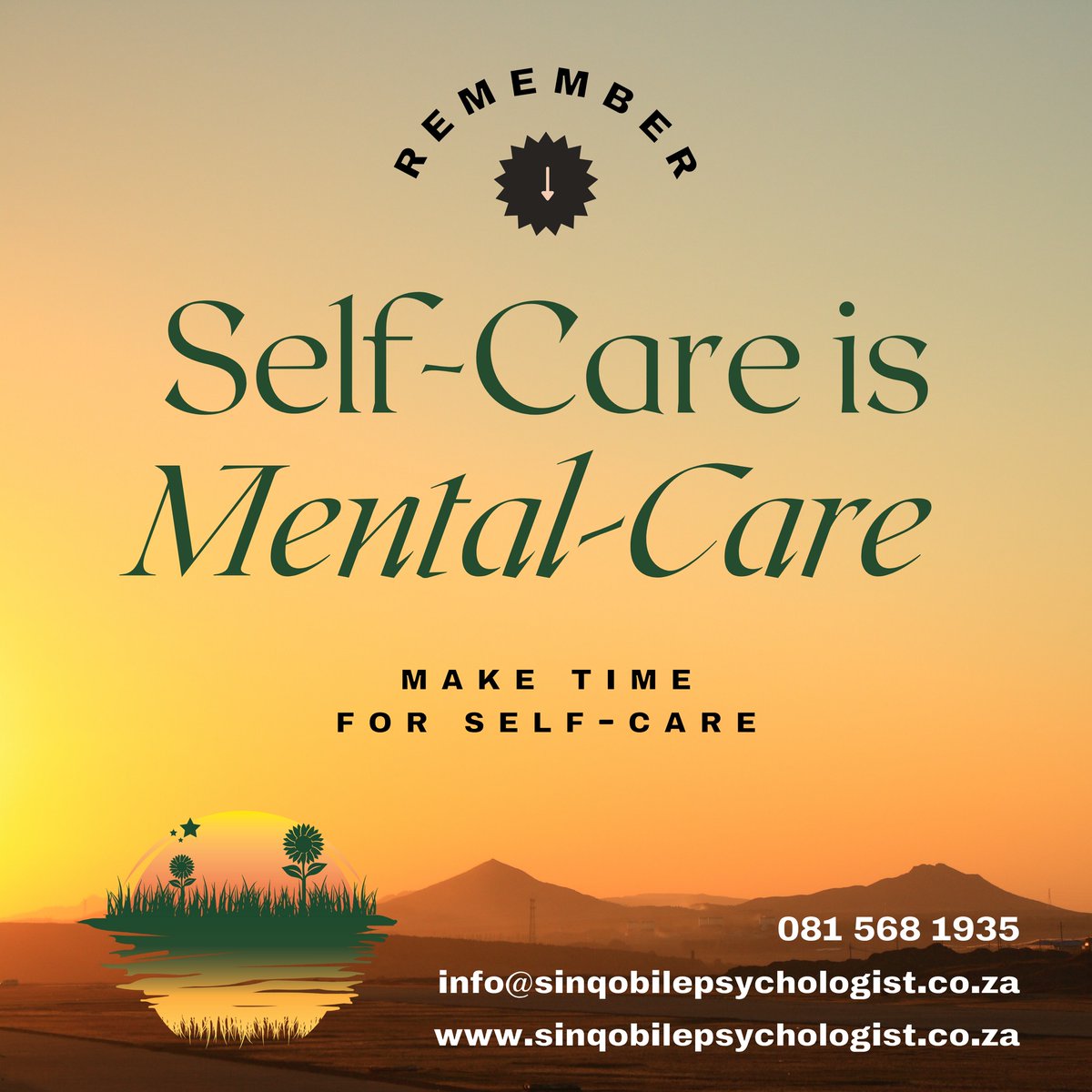 DeonnaPascorell's tweet photo. 🧘‍♀️ Remember: Self-Care is Mental-Care
Taking care of your mind starts with making time for you. Whether it's rest, reflection, or simply breathing — it matters. ✨ Prioritise yourself. You’re worth it. WhatsApp
Call: 081 569 1935
Email: https://t.co/Ew9ktY98fk