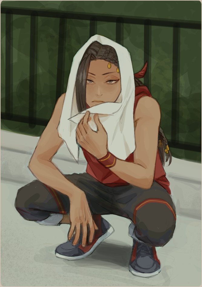 immec_912's tweet photo. tonight's painting practice
(he's missing an arm band whoops) https://t.co/XlV2qEue8C