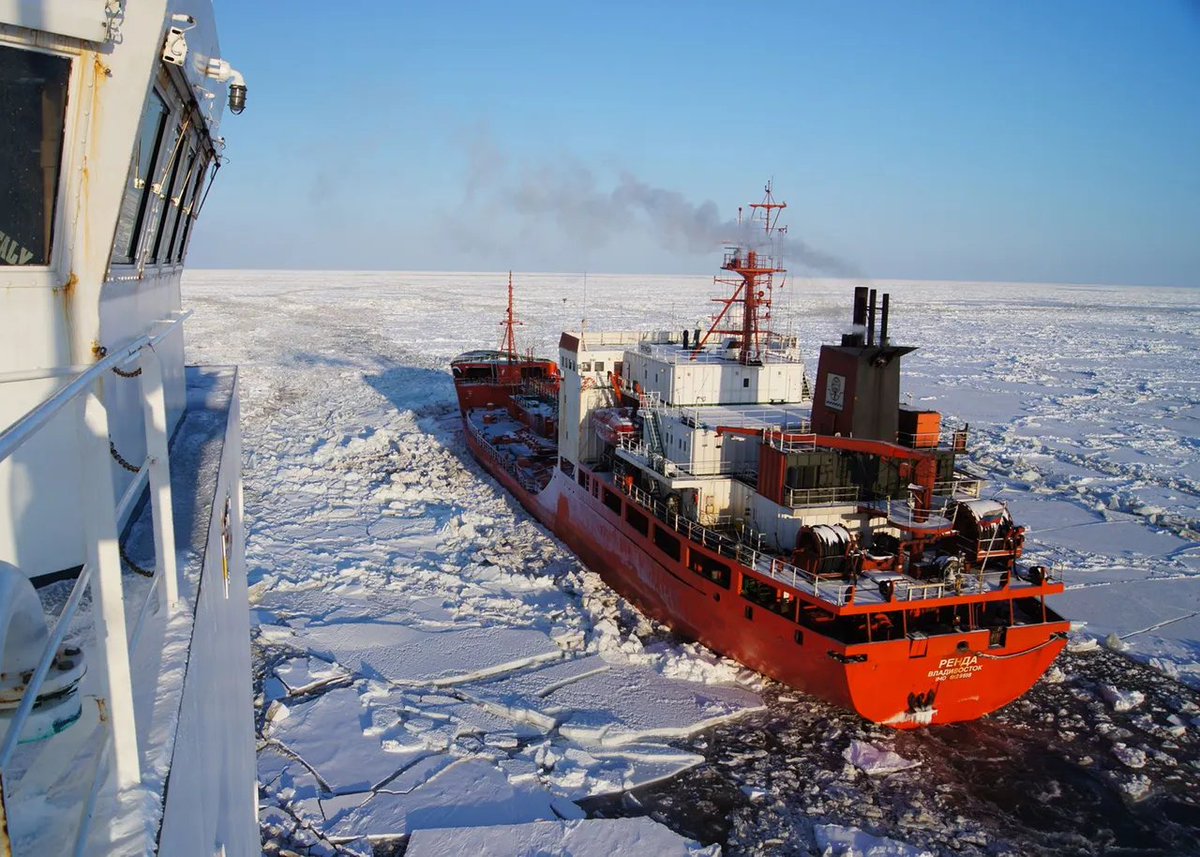 MarioNawfal's tweet photo. 🇨🇳🇺🇸 Chinese ships keep turning up off Alaska, which is exactly why America is locking China out of Greenland...

Four Chinese research vessels have sailed through the U.S. Arctic this year, close to last year's total of five already, running through the Aleutians and the Bering Strait with some pushing all the way to the North Pole, according to the Coast Guard's Arctic commander. 

They stayed in international waters but never gave notice, and the Coast Guard is watching whether they're scouting seabed deposits of lithium, cobalt and rare earths or hunting for a military edge.

Beijing calls itself a "near-Arctic" state and runs icebreakers the Pentagon says double as military research platforms.

The Greenland deal Trump signs Tuesday bars any adversary from bases or sensitive investments on the island without Washington's approval and adds two new American bases, which reads very differently next to this.

Locking down Greenland is the right call, because the Arctic holds the minerals and the shortest paths to the U.S. homeland, and Beijing is clearly doing its homework there.

Source: Daily Caller, Reuters / Writer: Daniel